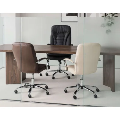 Кресло рабочее, поворотное RICHARD, кремовый_19