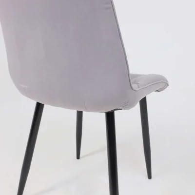 Стул ASTRA, 2, светло-серый велюр HLR-20/черный_16