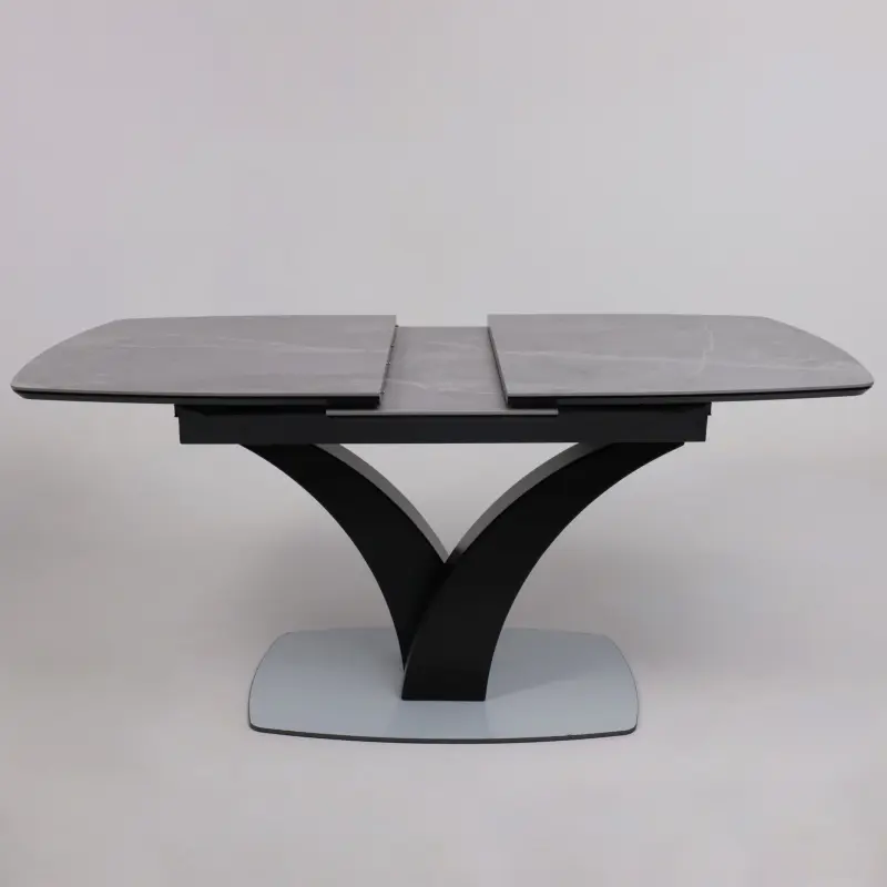 Стол НОТР ДАМ MODERNE, керамика 0 кат. 1400(1800)*850, Камень серый Greys Grey/Черный матовый_preview_20