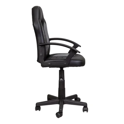 Кресло поворотное RACE, серый+черный_3