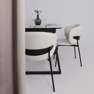 Стул AV 496, кремовая рогожка Wellton 000/черный_3