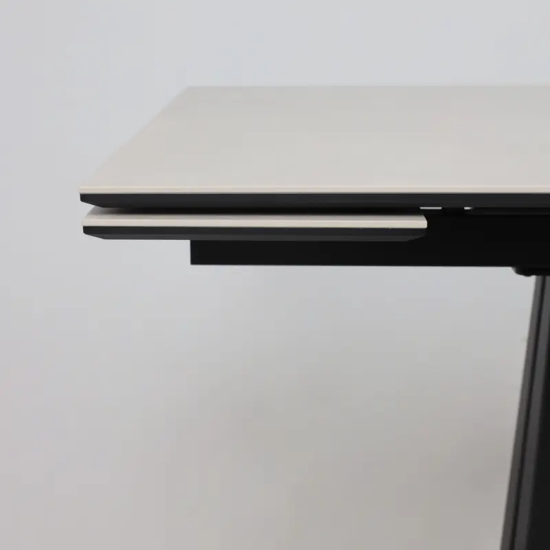 Стол AV 2119, МДФ+керамика, раздвижной 1200 (1800)*800 серый, матовый CARMEN LIDHT GREY/черный_preview_12