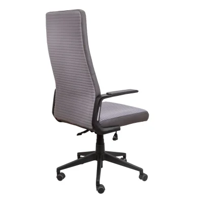 Кресло поворотное LETO, ткань-сетка, серый, ECONOM_4