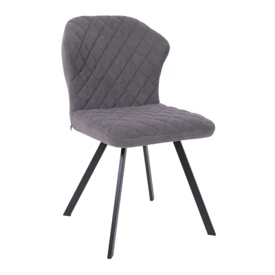 Стул ROBBY D, b28 ANTRACITE LUX\черный фотография