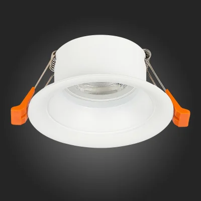 Св-к встр. Белый GU10 1*50W  D89xH40 220V Без ламп Встраиваемые светильники_5