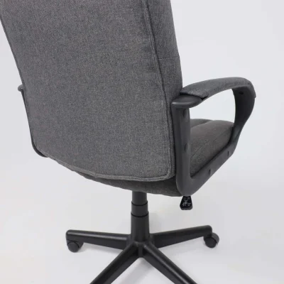 Кресло поворотное FUND, ткань, серый_5