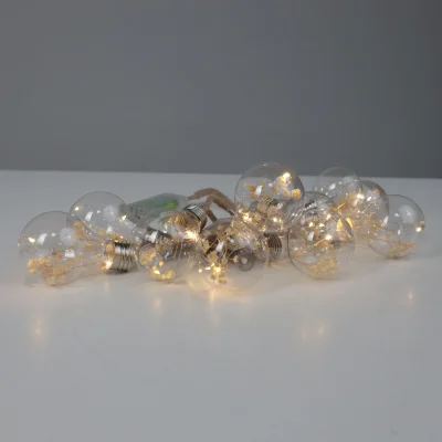 Светодиодная гирлянда AKS тип 2 ( Лампочки 10LED, 1.65м, 2АА )_15