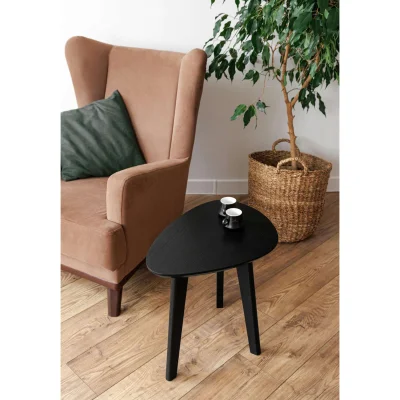 Стол журнальный DROOP-45, дуб черный/черный_7