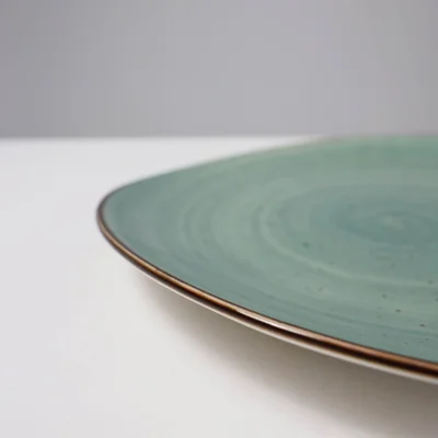 Блюдо VITAL, фарфор, зеленый, 26*26*2см_7