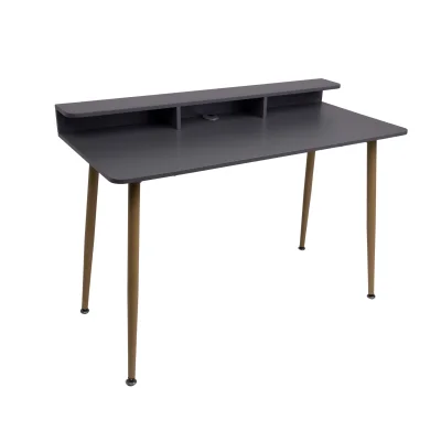 Стол письменный JASPER, серый/бук, 1200*550*850 фотография