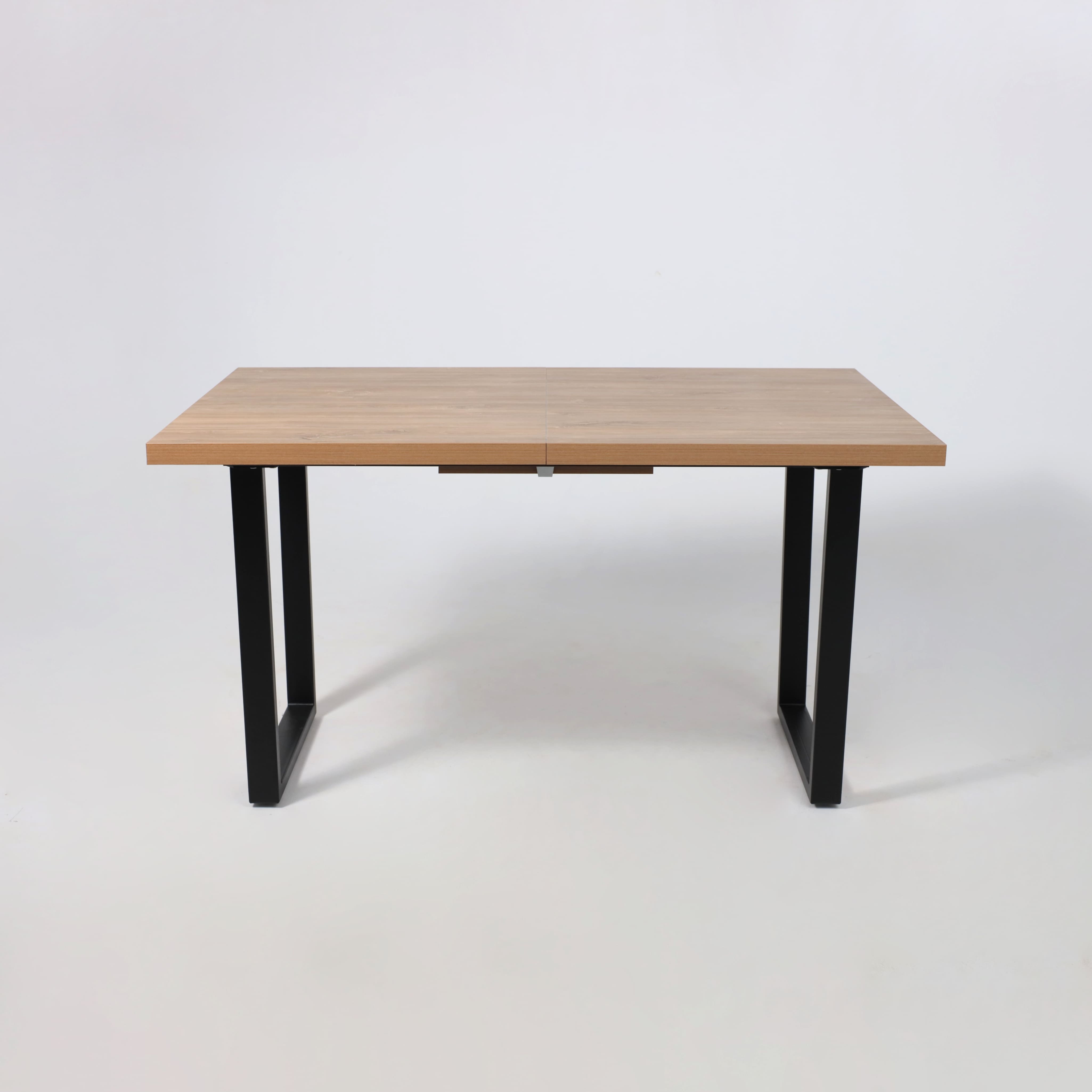 Стол FIT 140 раздвижной, 1400(1800)*850, Дуб канзас/Черный_preview_4