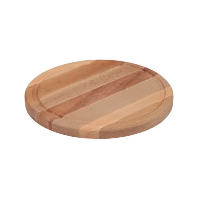 Доска разделочная круглая ДРК-260Б, d26*2см, бук фотография