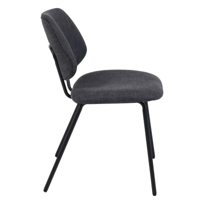 Стул DIXIE, темно-серая ткань/черный_4