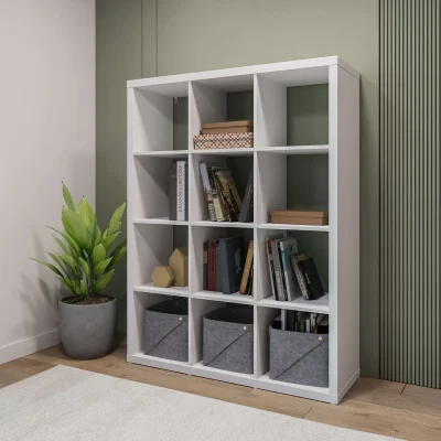 Стеллаж ФОРА 12 112х146х38см, белый_9