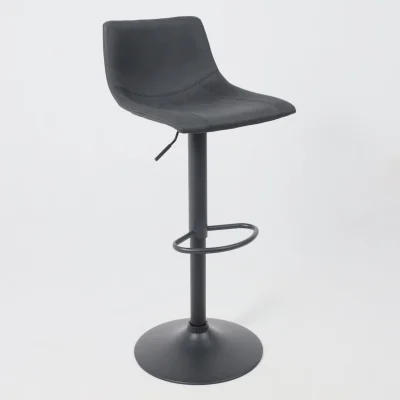 Стул барный BEN, ткань,  черный/черный_13