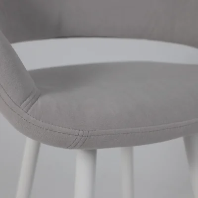 Стул барный BARNY-R 900, b20 SILVER LUX\белый_8