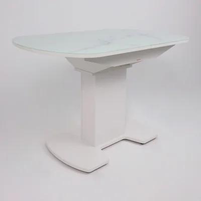 Стол КОРСИКА, фотопечать 1200(1515)*800, Мрамор белый 2/Белый матовый_11