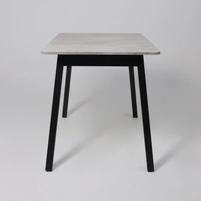 Стол TIRK RADIAL-110, раздвижной 110(142)х70, Серый сланец/Чёрный_25