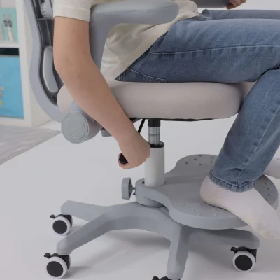 Кресло поворотное LEO, ткань, серый_7