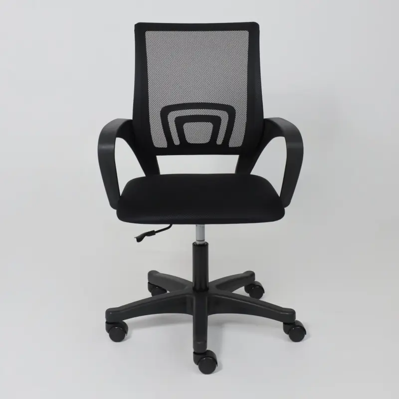 Кресло поворотное RICCI 695 Black, ткань/сетка, чёрный+сетка-черная_preview_4