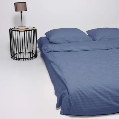 Простыня на резинке 180*200*20см Синий (перкаль 6793-17)_4