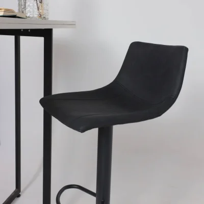 Стул барный BEN, ткань,  черный/черный_10