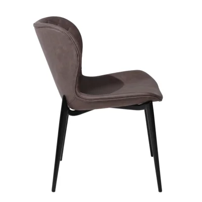 Стул AV 470, коричневая замша Kiprus 04/черный_3