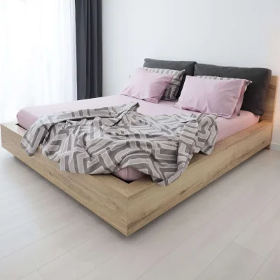 Простыня 150*215 см Дымчатая роза IM0705 (поплин)_5