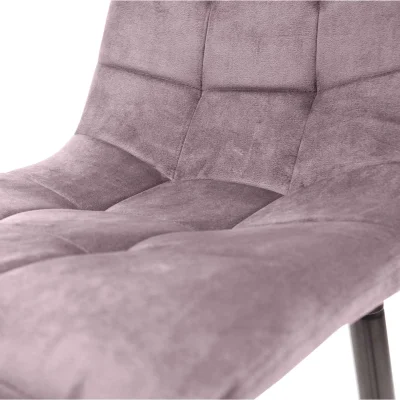 Стул барный MIA, пыльная роза велюр HLR25/черный_6