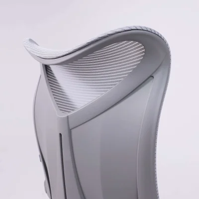 Кресло рабочее, поворотное ABRAHAM, ткань/сетка, серый+серый_10