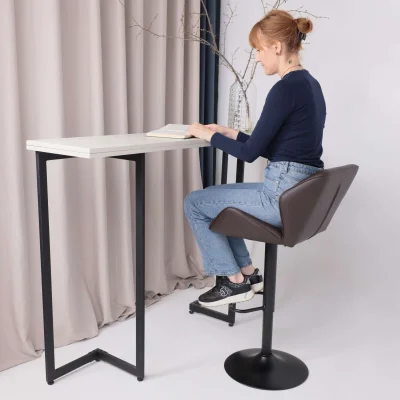 Кресло барное BERLIN GB, Pegaso шоколад экокожа/черный_7