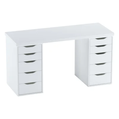 Стол письменный Ингар 2/55, белый, 1400*750*550 фотография