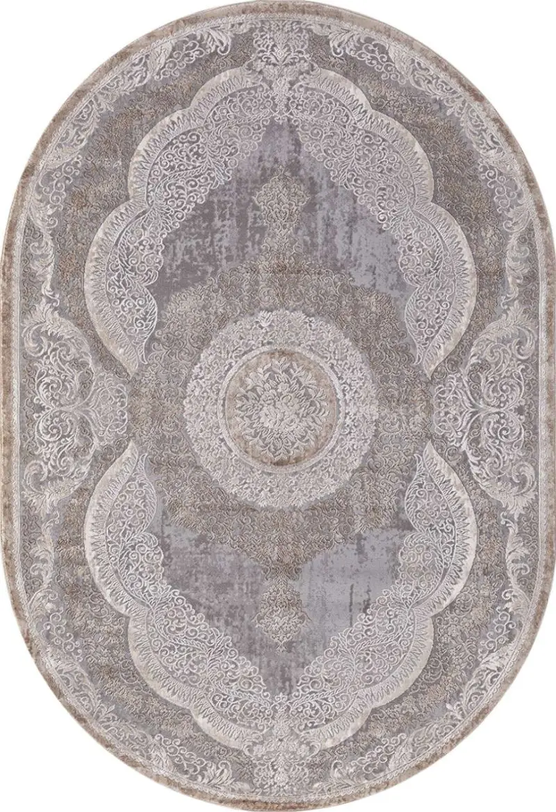 Ковер ARMINA 03880C - GREY / BROWN - Овал 2 на 2.9_preview_2