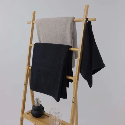 Набор полотенец махровых TANUKI, 2 шт (50*90см+70*140см), серо-бежевый, 16-1305_8