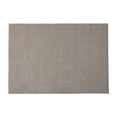 Ковер GEOMETRY FAUX FUR, круги, 200*300см фотография