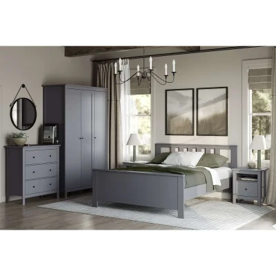 Кровать двойная САГА 160*200, серая (2.08.04.230.4 RU)_6