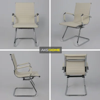 Кресло DUNE, экокожа, кремовый_4