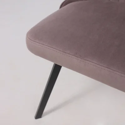 Кресло поворотное КАВРУС U-R, Nessi Dove 05, серо-коричневый велюр/черный_12