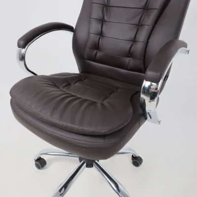 Кресло рабочее, поворотное RICHARD, коричневый_37