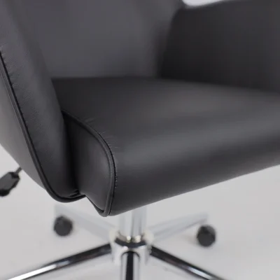 Кресло поворотное BELLA XL chrome, Pegasso черный_14