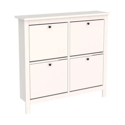 Тумба для обуви САГА 113х108, белая (2.08.10.180.1 RU) фотография