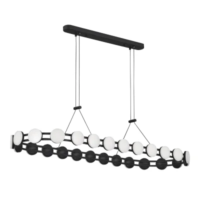 Светильник подвесной ST-Luce черный/белый LED 1*50W 4000K MONRO_2