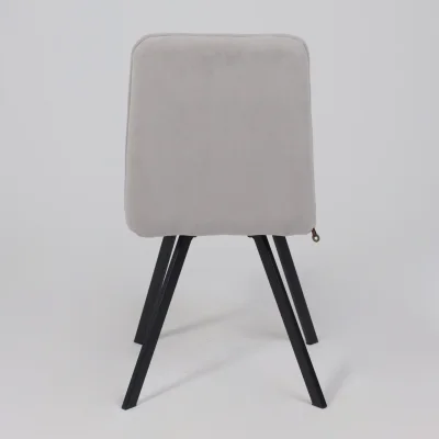 Стул ROM D, b20 SILVER LUX\черный_6