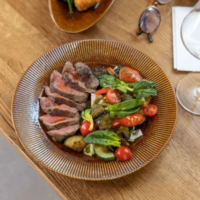 Блюдо AURORA, фарфор, каштановый, d25.5*3см_3