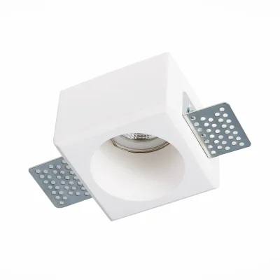 Св-к встр. из гипса Белый GU10 1*50W  IP20 L80xW80xH52 180-240V Без ламп Встраиваемые светильники_6