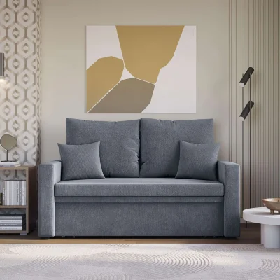 Диван-кровать ТУННЕ Ripple 995, серый (черные опоры)_4