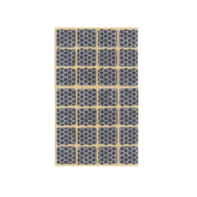 Подкладка самоприлипающая фетровая прорезиненная 20 х 20мм (1упак.=28шт), серая, Folmag фотография