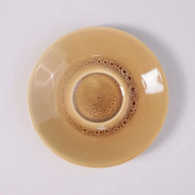 Чайный набор OPALUS, фарфор, пшеничный, кружка 200мл + блюдце_6