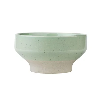 Миска-Боул STONE CLAY, керамика, светло-зеленый, d11.5*6см фотография