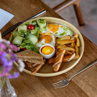 Блюдо STRIA, фарфор, пшеничный, 30,6*23,3*3см_3